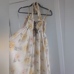 sunflower Halter Neck Sundress Size XS , Japan Purchased